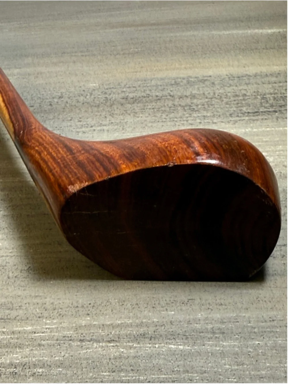 wood Golf club wine stand self balancing approximately 10”